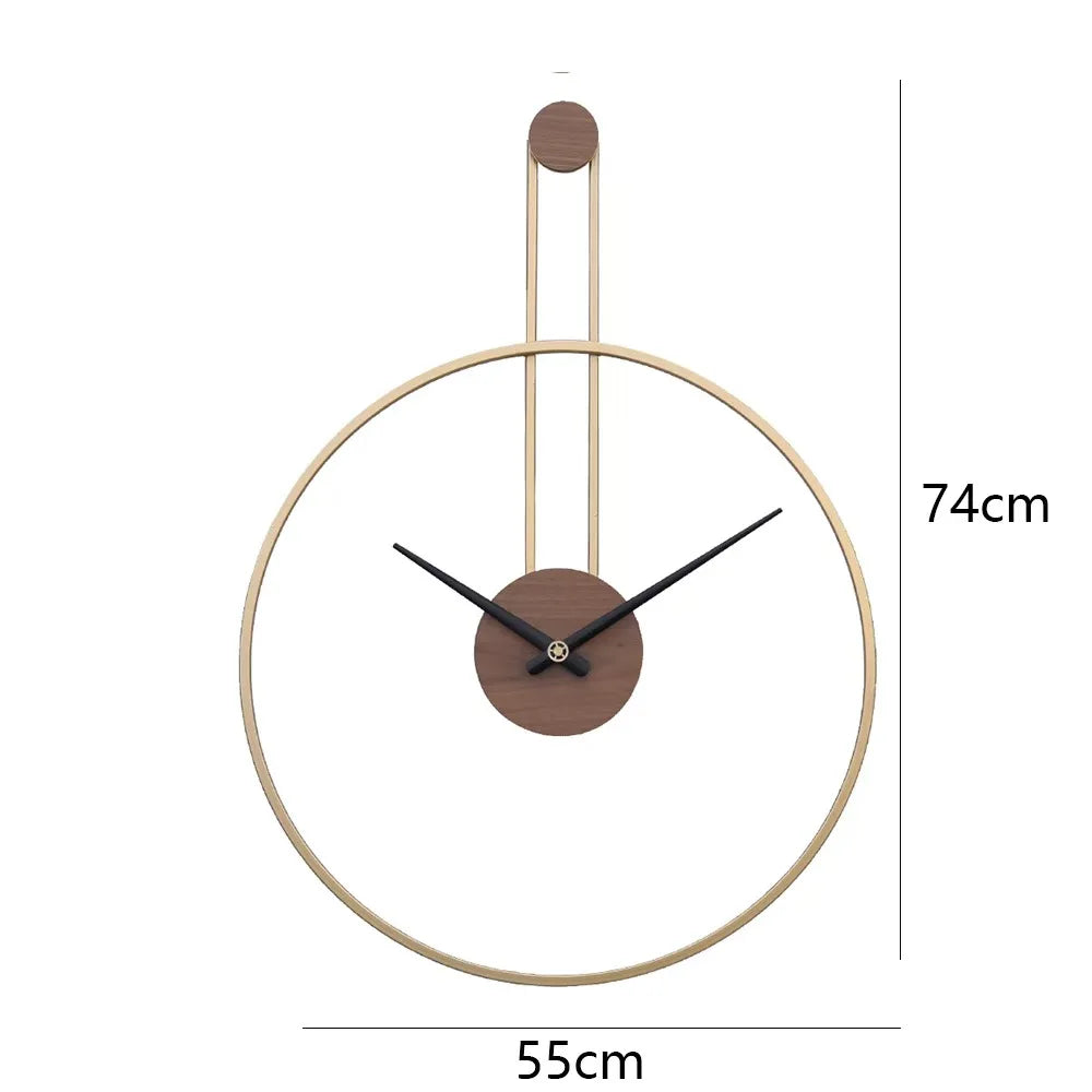 Nordic Large Art Wall Clock