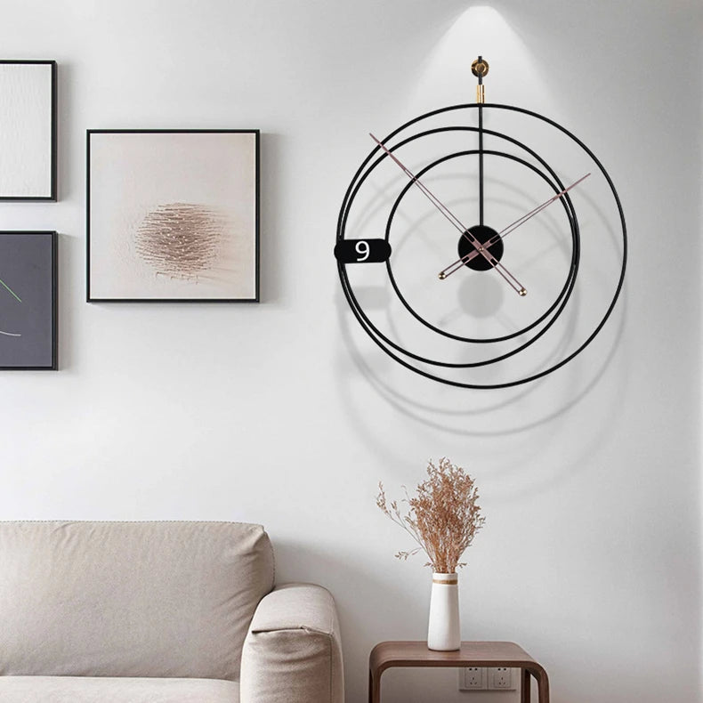 Nordic Large Art Wall Clock