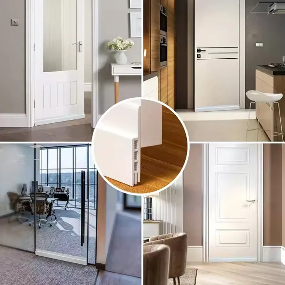 Silicone Door Draft Stopper – Under Door Sweep Weather Strip