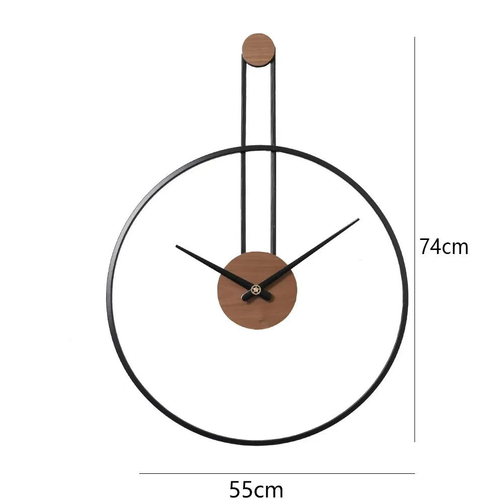 Nordic Large Art Wall Clock