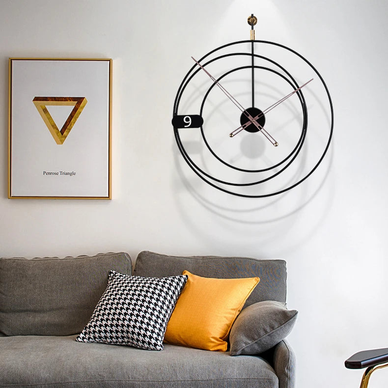 Nordic Large Art Wall Clock