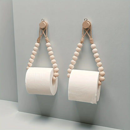 Japanese Style Wooden Toilet Paper Holder – Minimalist Bathroom Decor