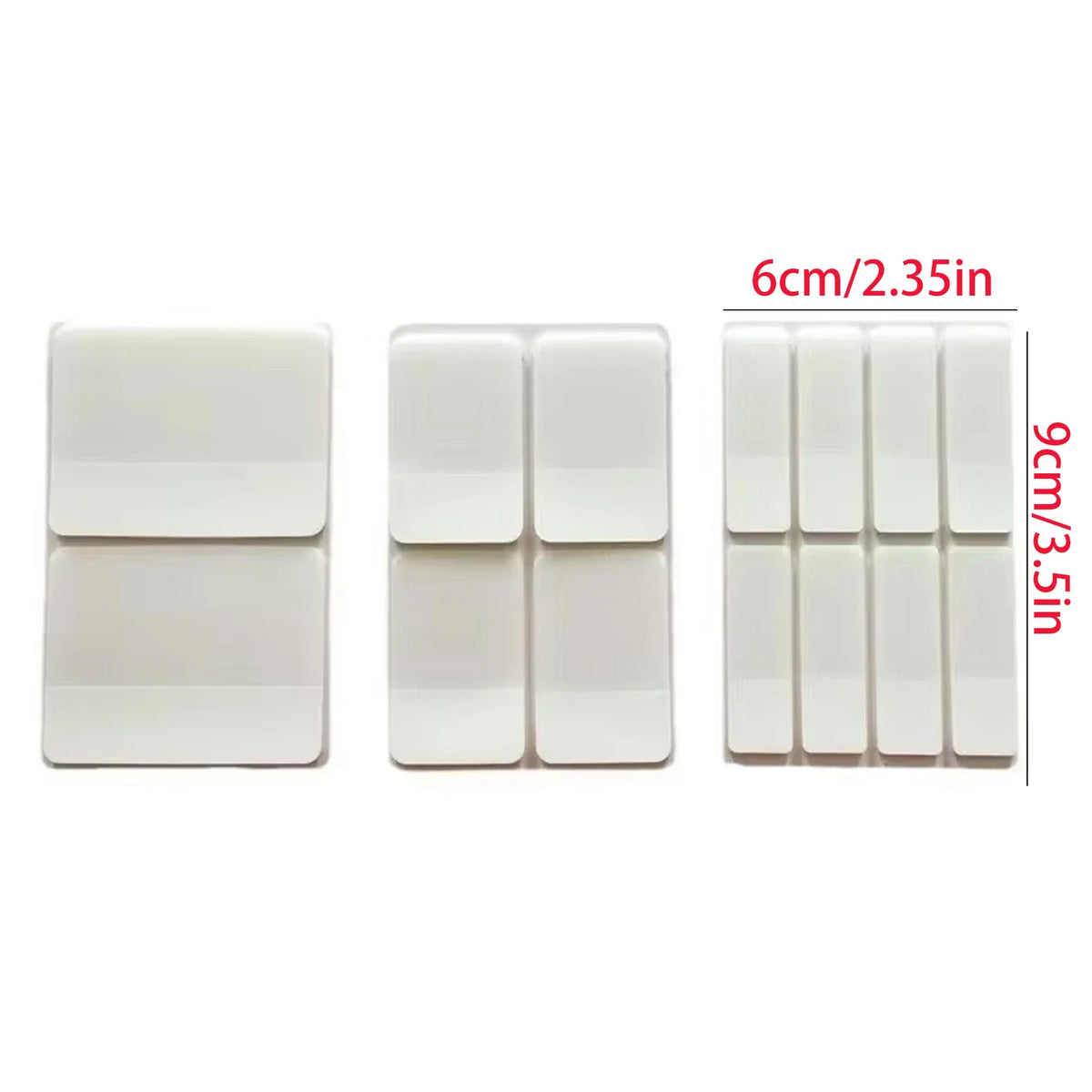 Clear Sticky Tabs, 3 Pack