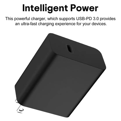 USB-C 125W Fast Charger with 3.3 ft USB-C Cable