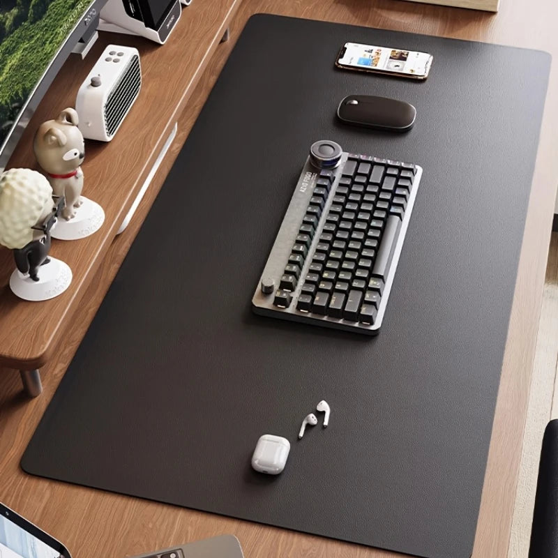 PU Leather Desk Mat – Waterproof Non-Slip Gaming Mouse Pad