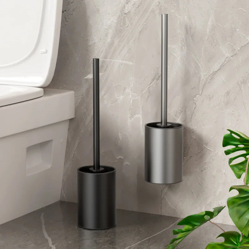 Toilet Brush, Long Handle Wall Mount