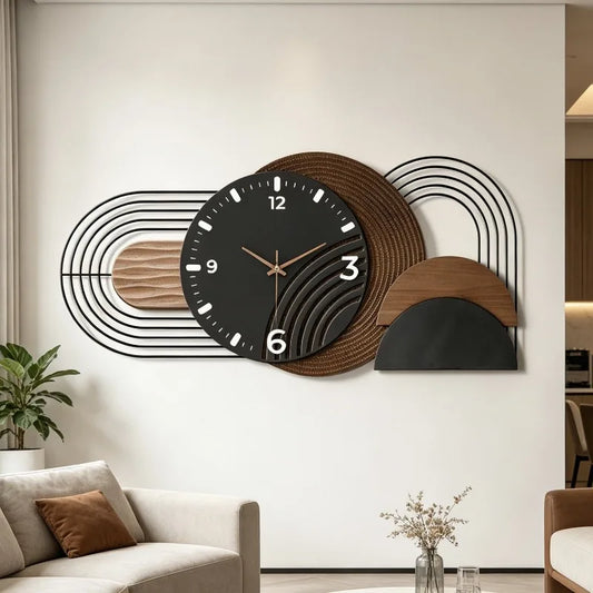 Arc Wooden Wall Clock