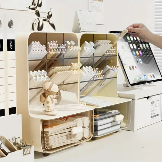 Desk Organizer, Multi-Layer Pencil Holder