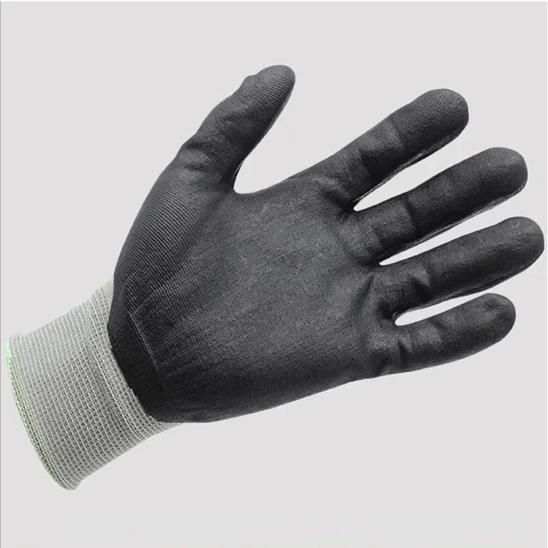 3M Nitrile Coated Work Gloves – 10 Pairs, Breathable Anti-Slip Knit Fabric
