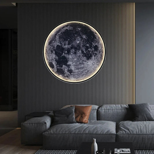 Moon Surface LED Wall Light