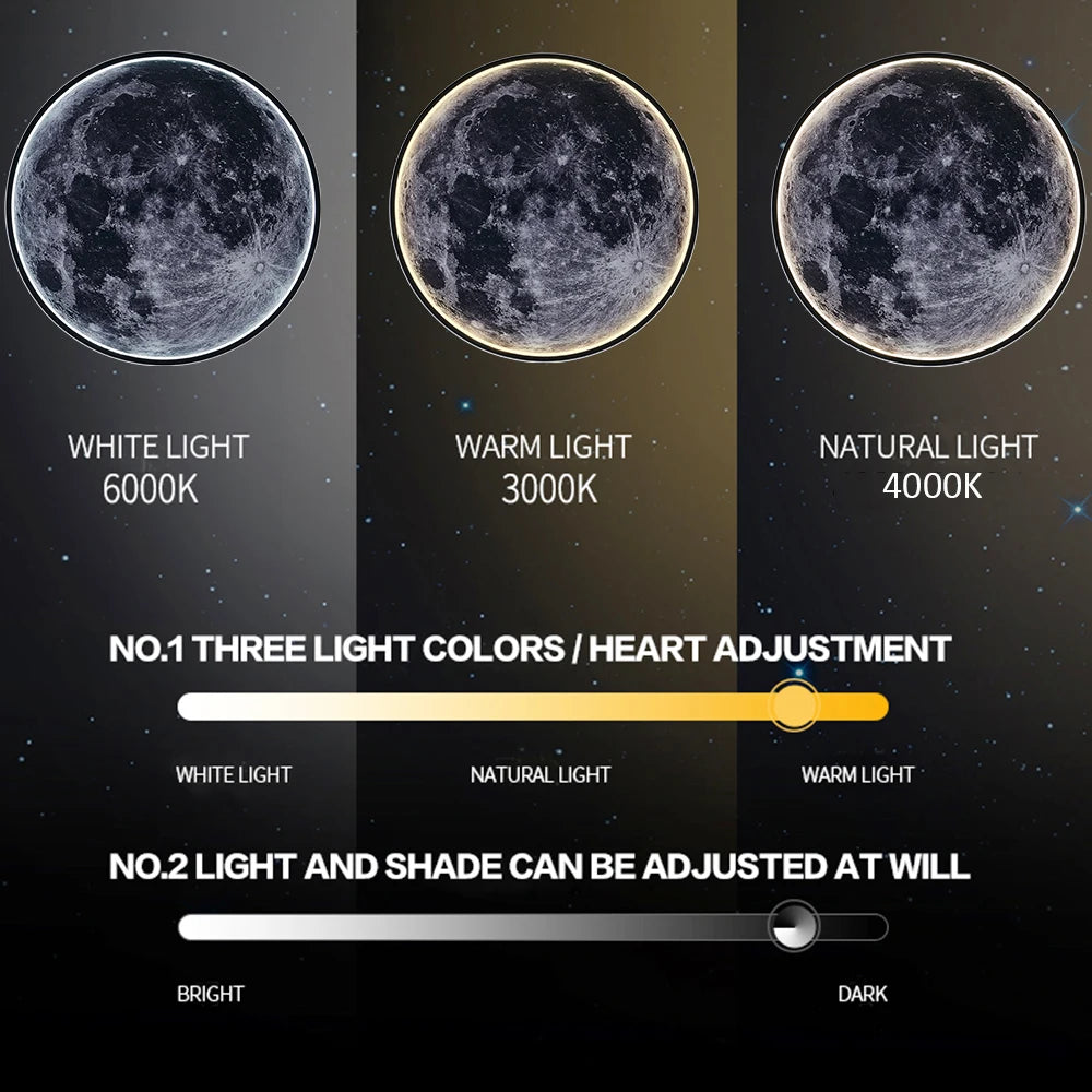 Moon Surface LED Wall Light