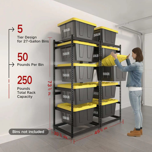 Storage Rack, 5-Tier 250 lb