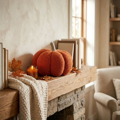 Decorative Pumpkin Pillow | Fall & Halloween Decor | 15–35 cm