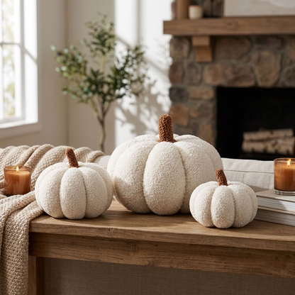 Decorative Pumpkin Pillow | Fall & Halloween Decor | 15–35 cm