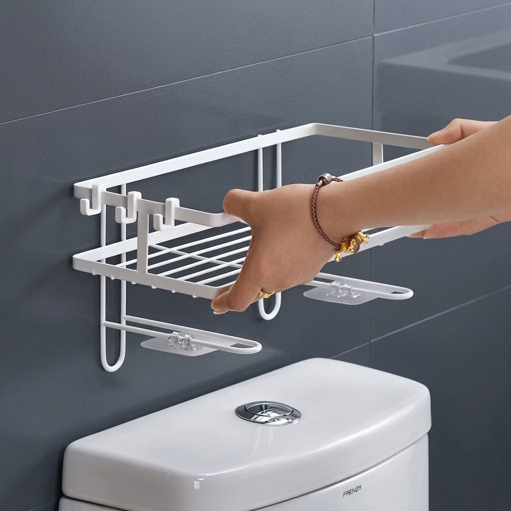 Over-Toilet Storage Shelf