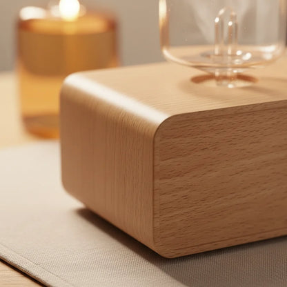 Waterless Glass & Wood Essential Oil Diffuser