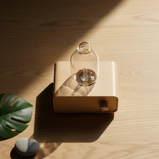 Waterless Glass & Wood Essential Oil Diffuser