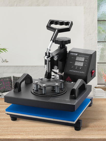 Heat Press Machine, 12×10" Swing-Away Digital
