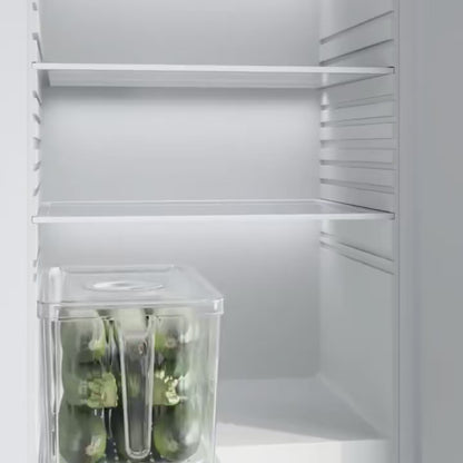Stackable Refrigerator Storage Box with Lid & Timer
